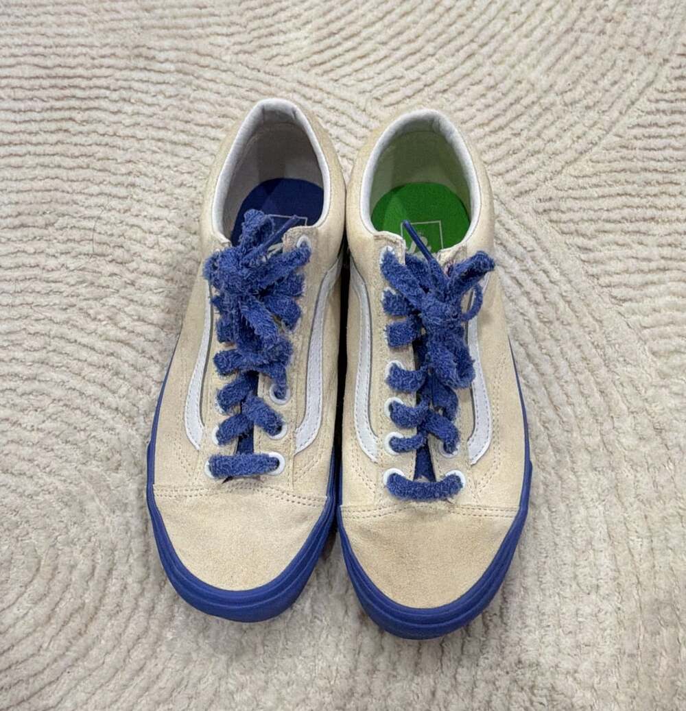 Vans X Tierra Whack Style 36 Size 9.0 White Blue Sneakers